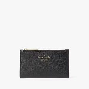 Kate Spade Leila Small Slim Bifold Wallet black